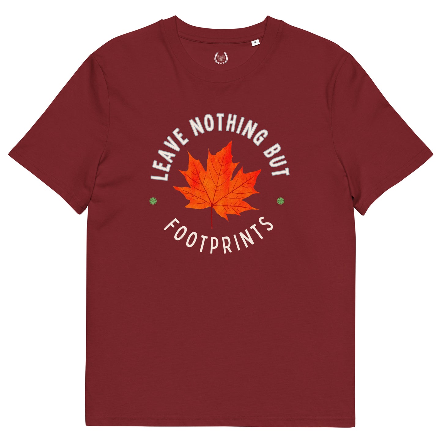 Leave Nothing But Footprints” Organic Cotton Unisex T-Shirt - Fitz & Willow