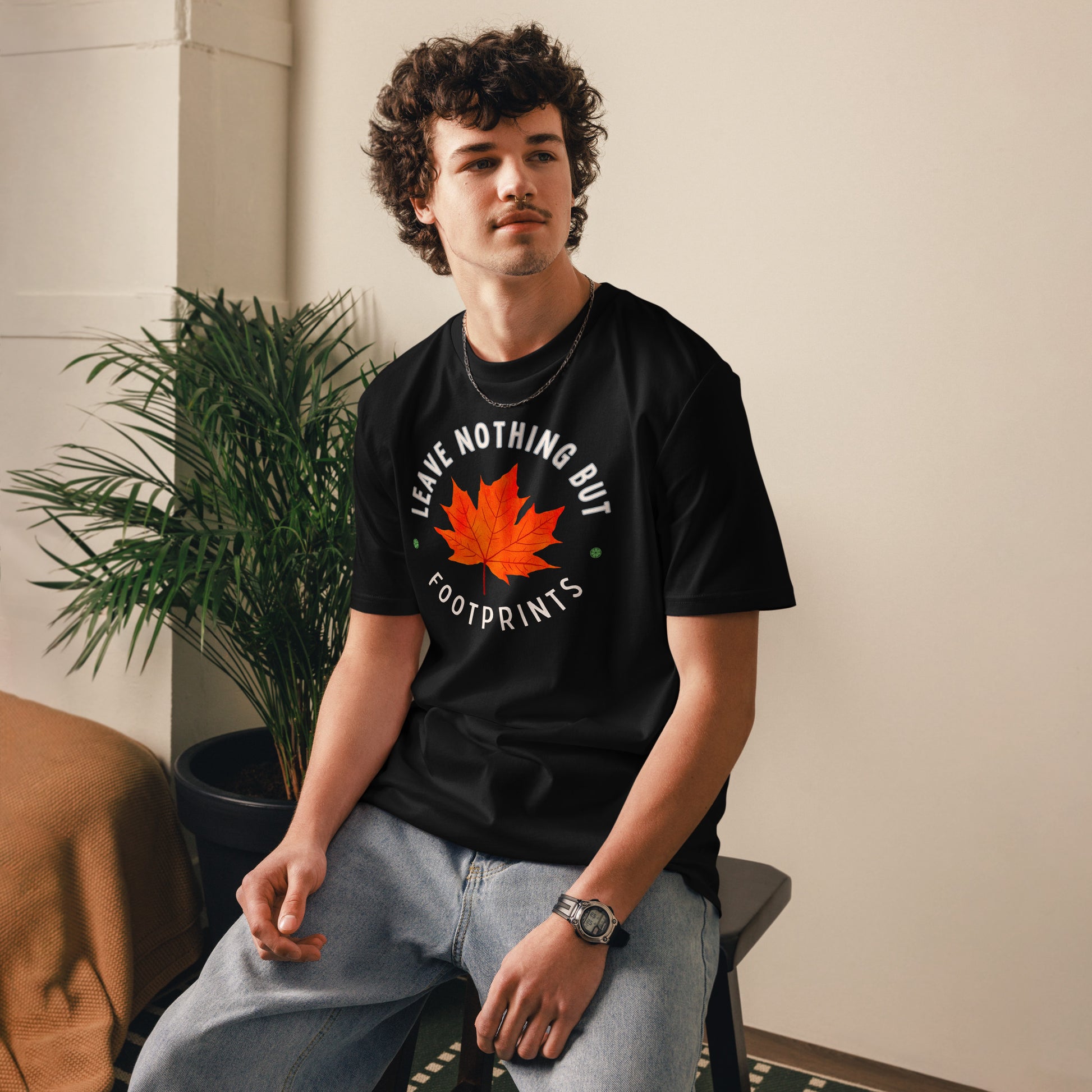 Leave Nothing But Footprints” Organic Cotton Unisex T-Shirt - Fitz & Willow