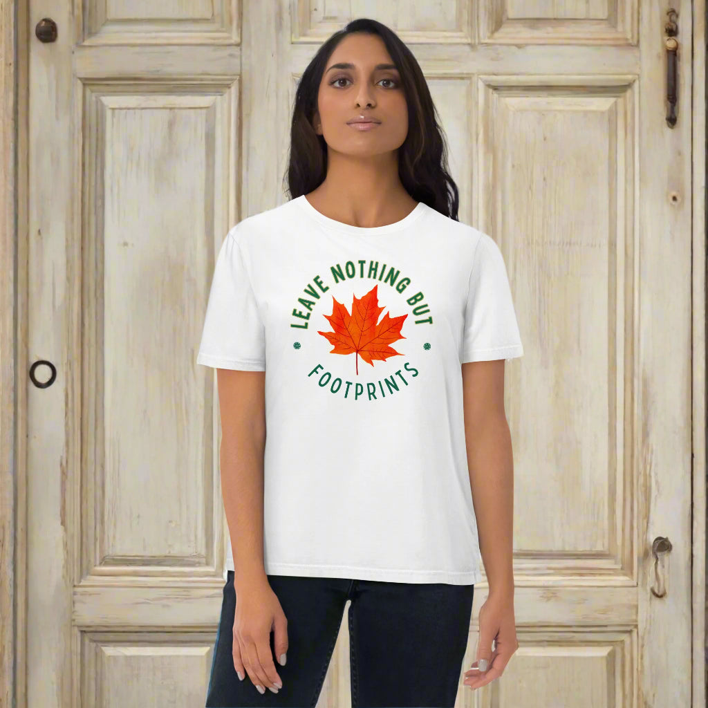 Leave Nothing But Footprints” Organic Cotton Unisex T-Shirt - Fitz & Willow