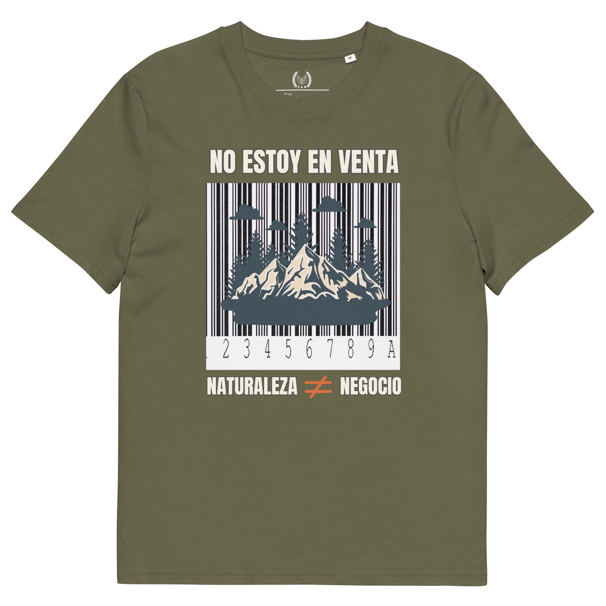 100% Organic Cotton T-Shirt for Nature Lovers – “No estoy en venta” - Fitz & Willow