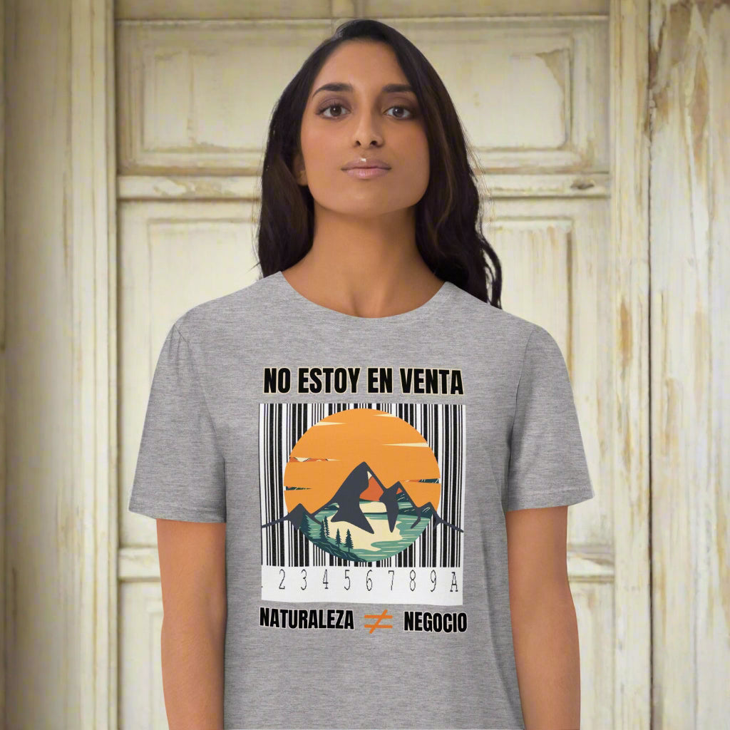 100% Organic Cotton T-Shirt for Nature Lovers – “No estoy en venta” - Fitz & Willow