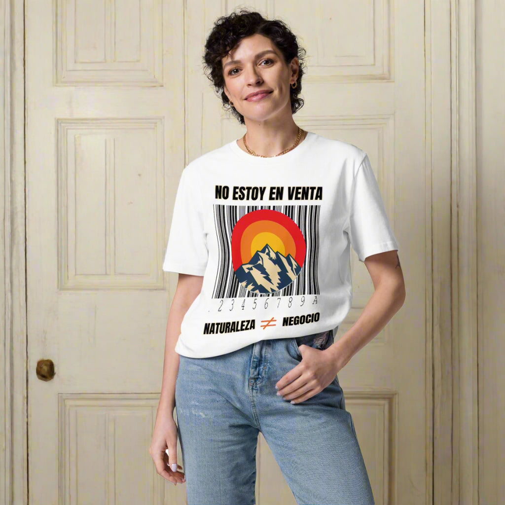 100% Organic Cotton T-Shirt for Nature Lovers – “No estoy en venta” - Fitz & Willow