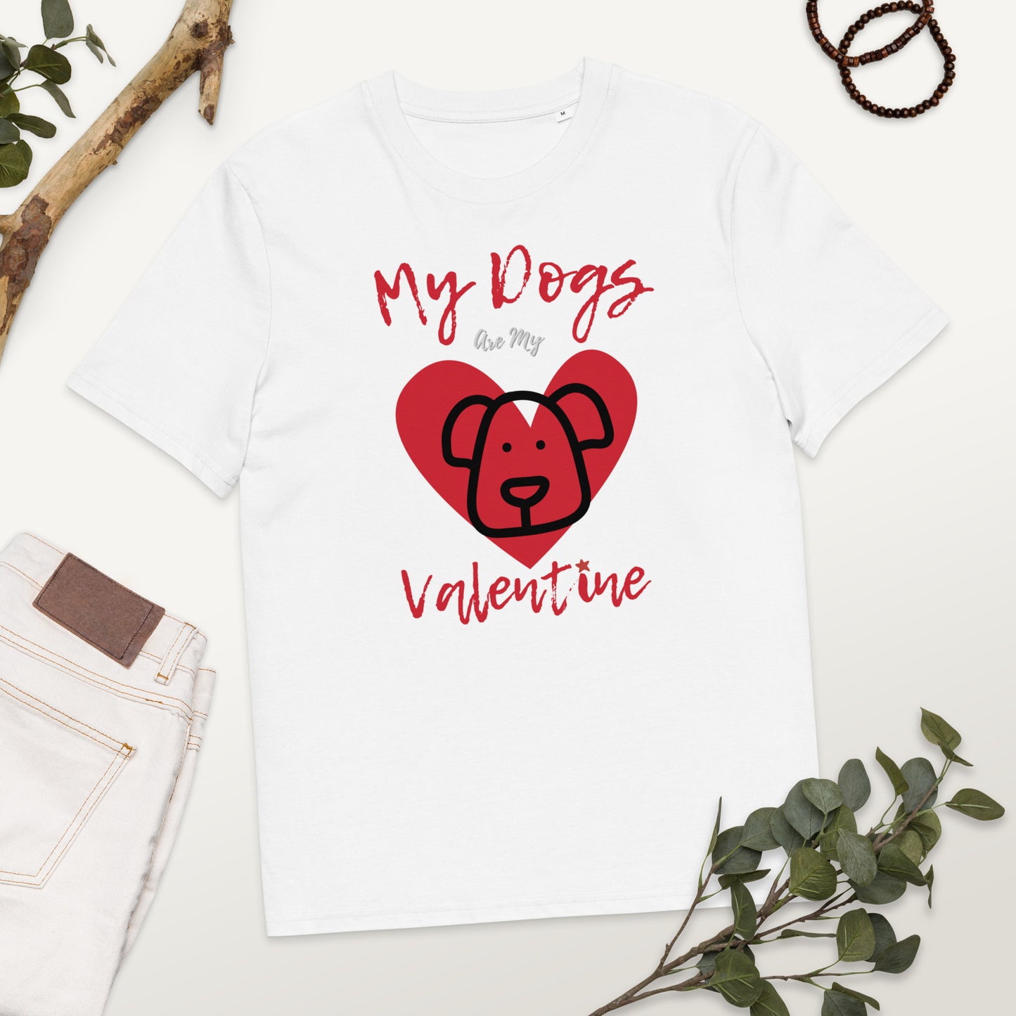 Organic Valentine’s Day T-Shirt for Dog Lovers - Fitz & Willow