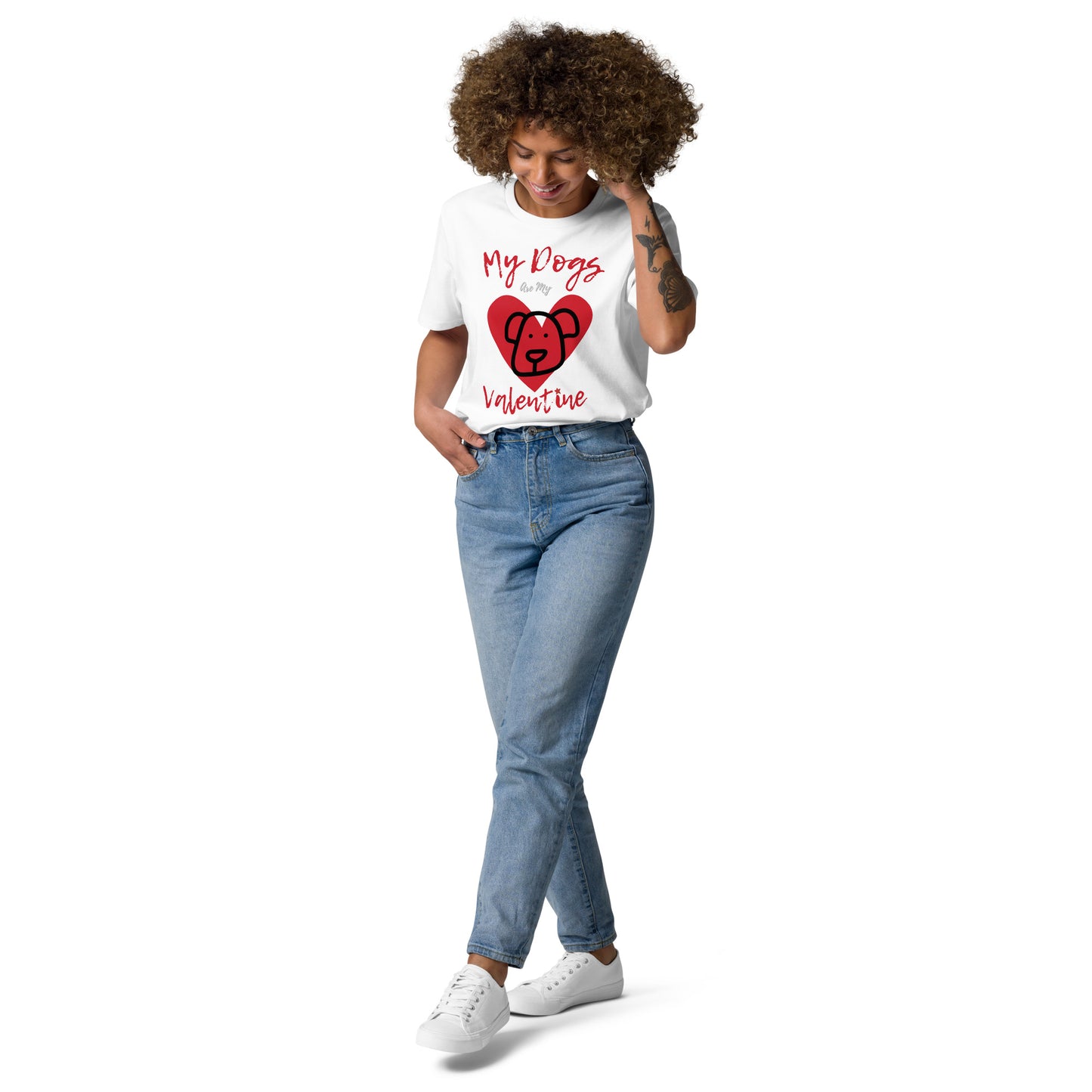 Organic Valentine’s Day T-Shirt for Dog Lovers - Fitz & Willow