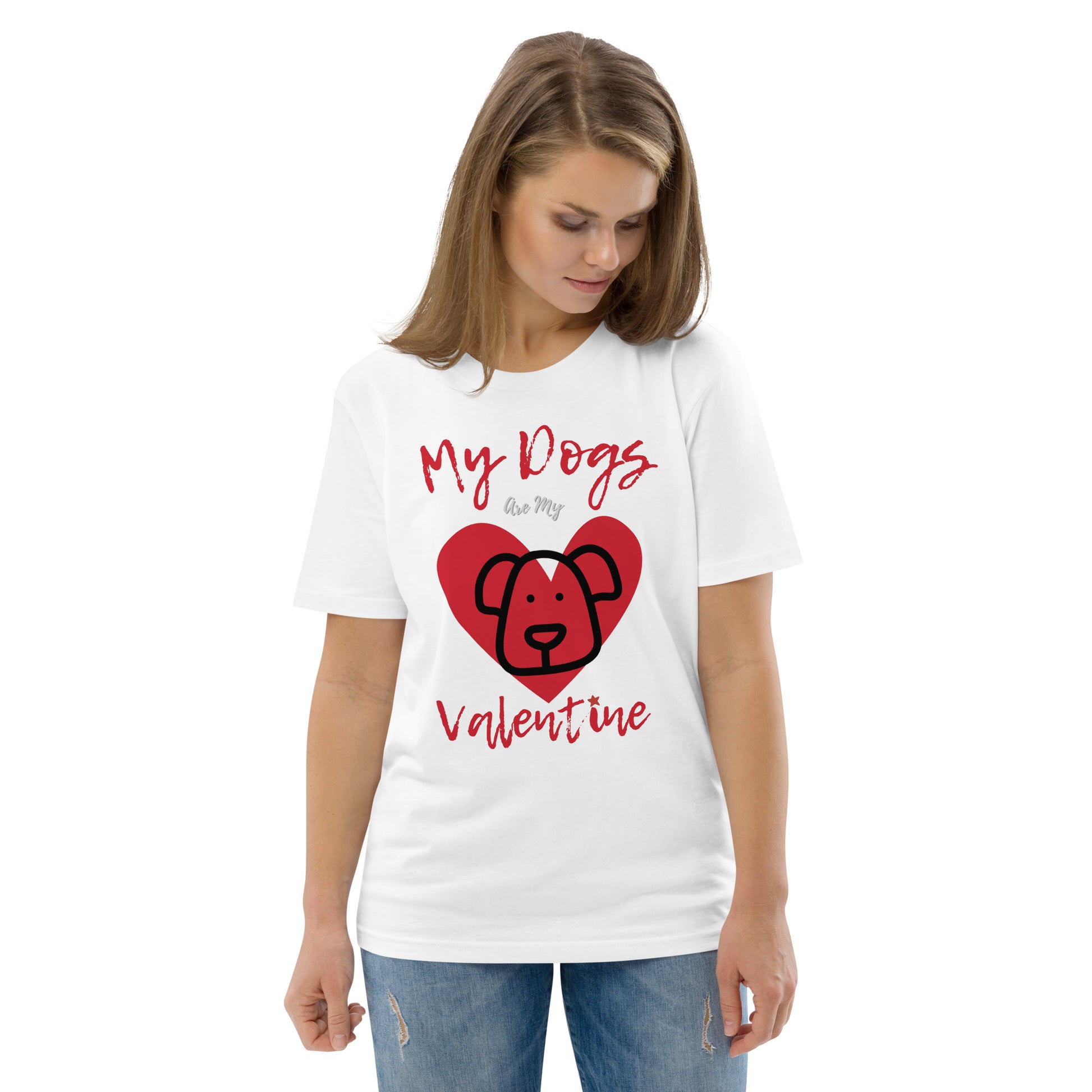 Organic Valentine’s Day T-Shirt for Dog Lovers - Fitz & Willow