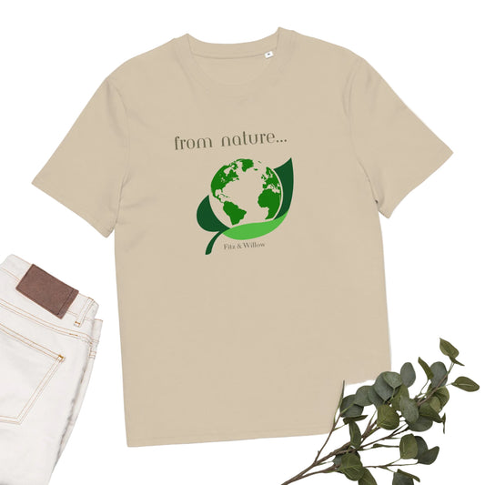 From nature…Unisex organic cotton t-shirt - Fitz & Willow