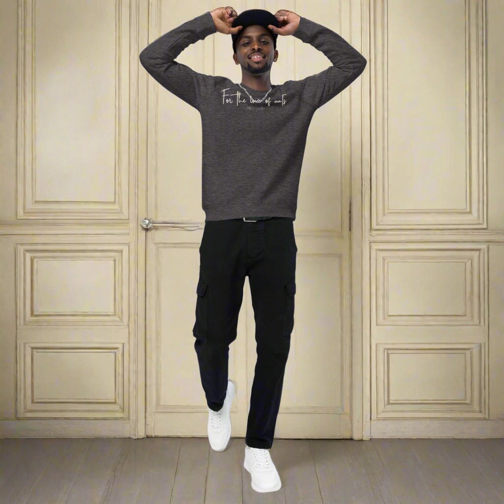 Sustainable Cat Lover’s Sweatshirt - “For the Love of Cats” - Fitz & Willow