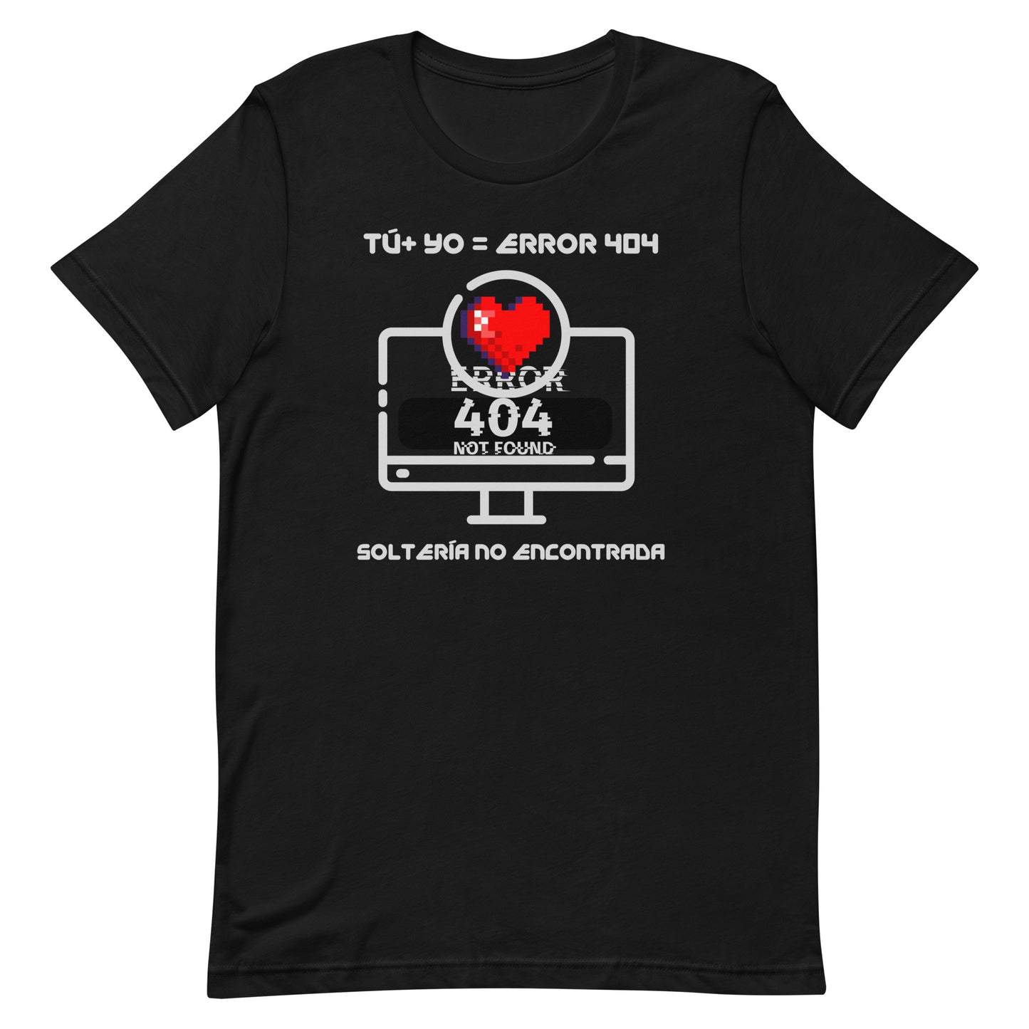 Tú + Yo = Error 404, Organic Cotton Valentine T-Shirt - Fitz & Willow