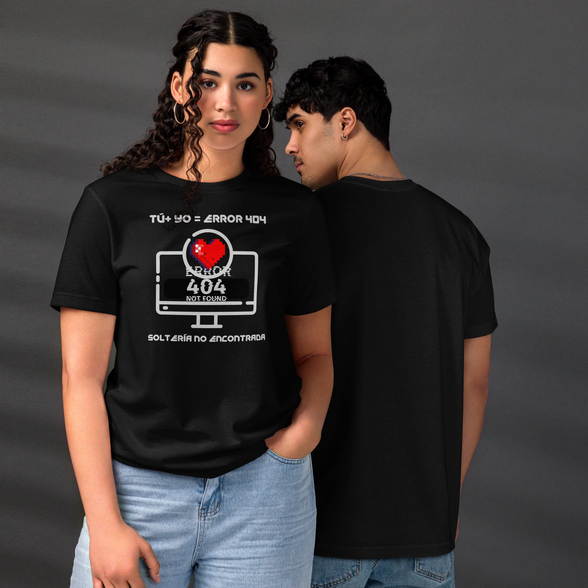 Tú + Yo = Error 404, Organic Cotton Valentine T-Shirt - Fitz & Willow