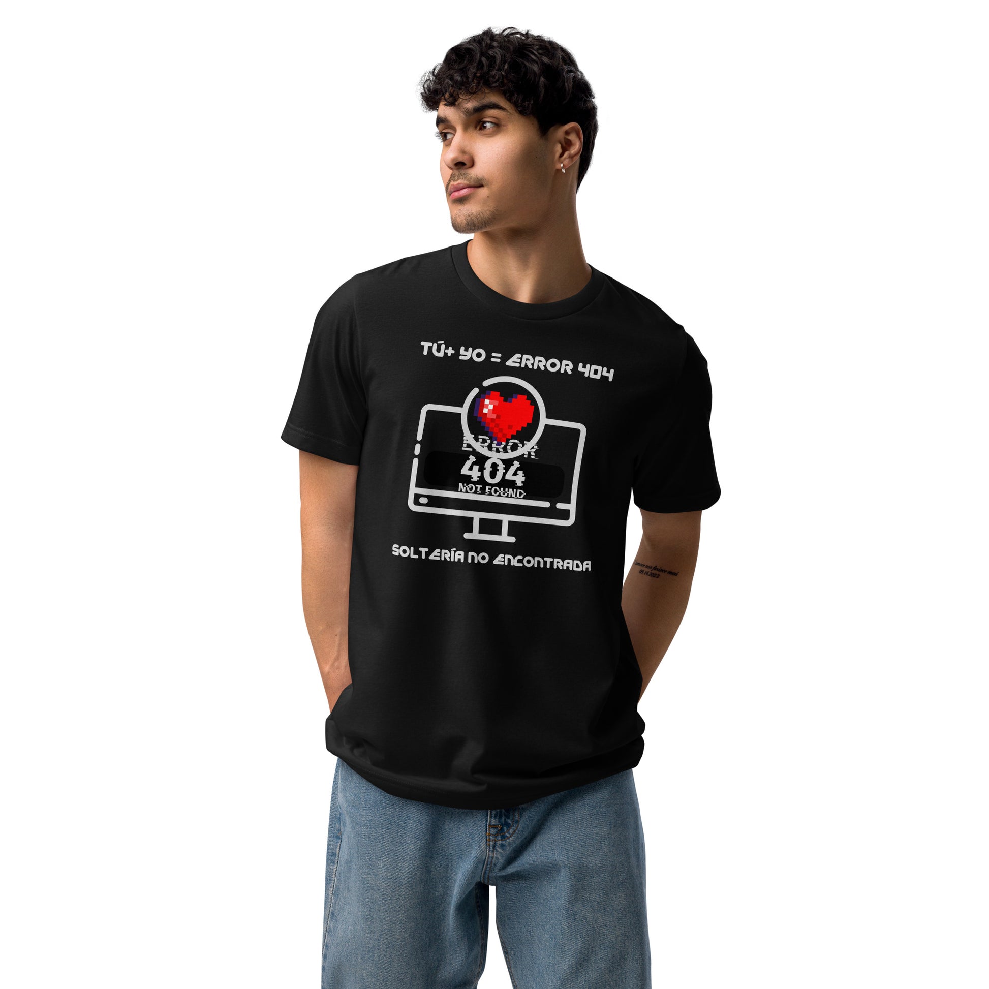 Tú + Yo = Error 404, Organic Cotton Valentine T-Shirt - Fitz & Willow