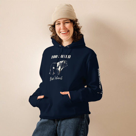 Vegan Hoodie with Lion Print – Ethical & Inspiring - Fitz & Willow