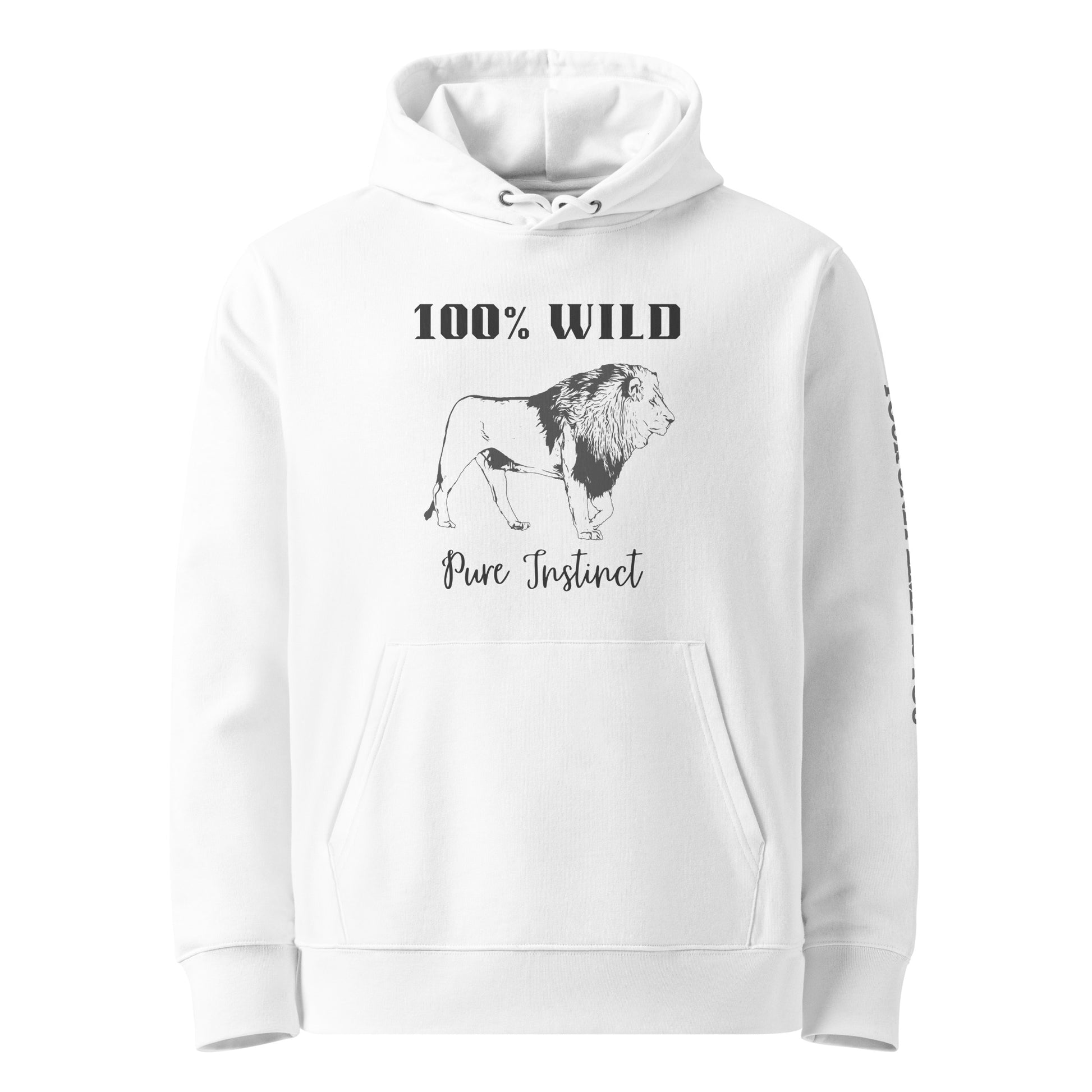 Vegan Hoodie with Lion Print – Ethical & Inspiring - Fitz & Willow