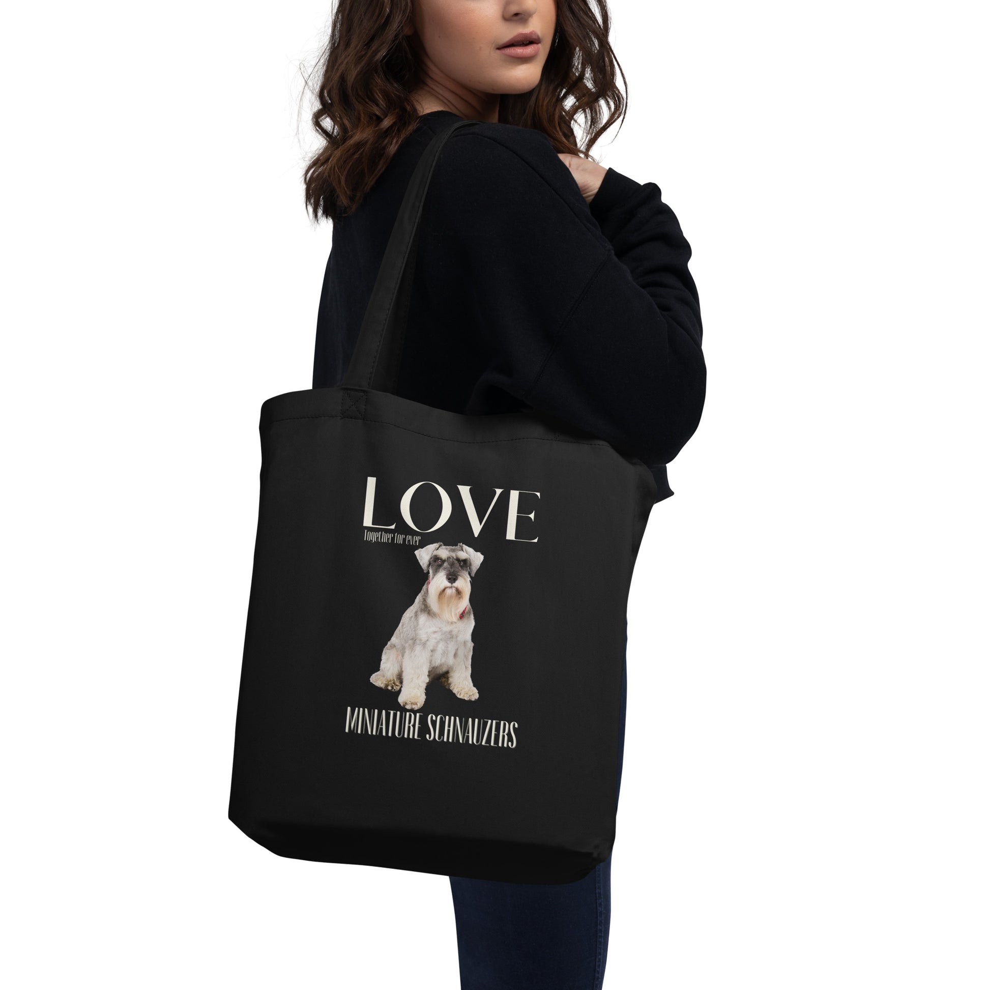 Sustainable Tote Bag, Miniature Schnauzer Lovers - Fitz & Willow