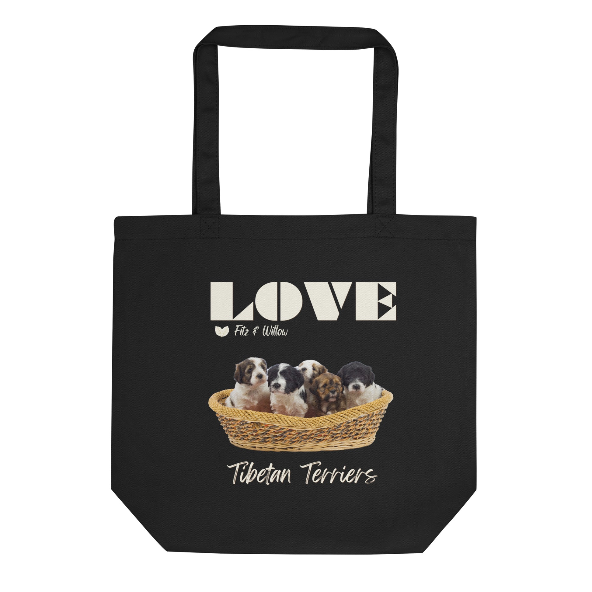 Eco Tote Bag, Tibetan Terrier - Fitz & Willow