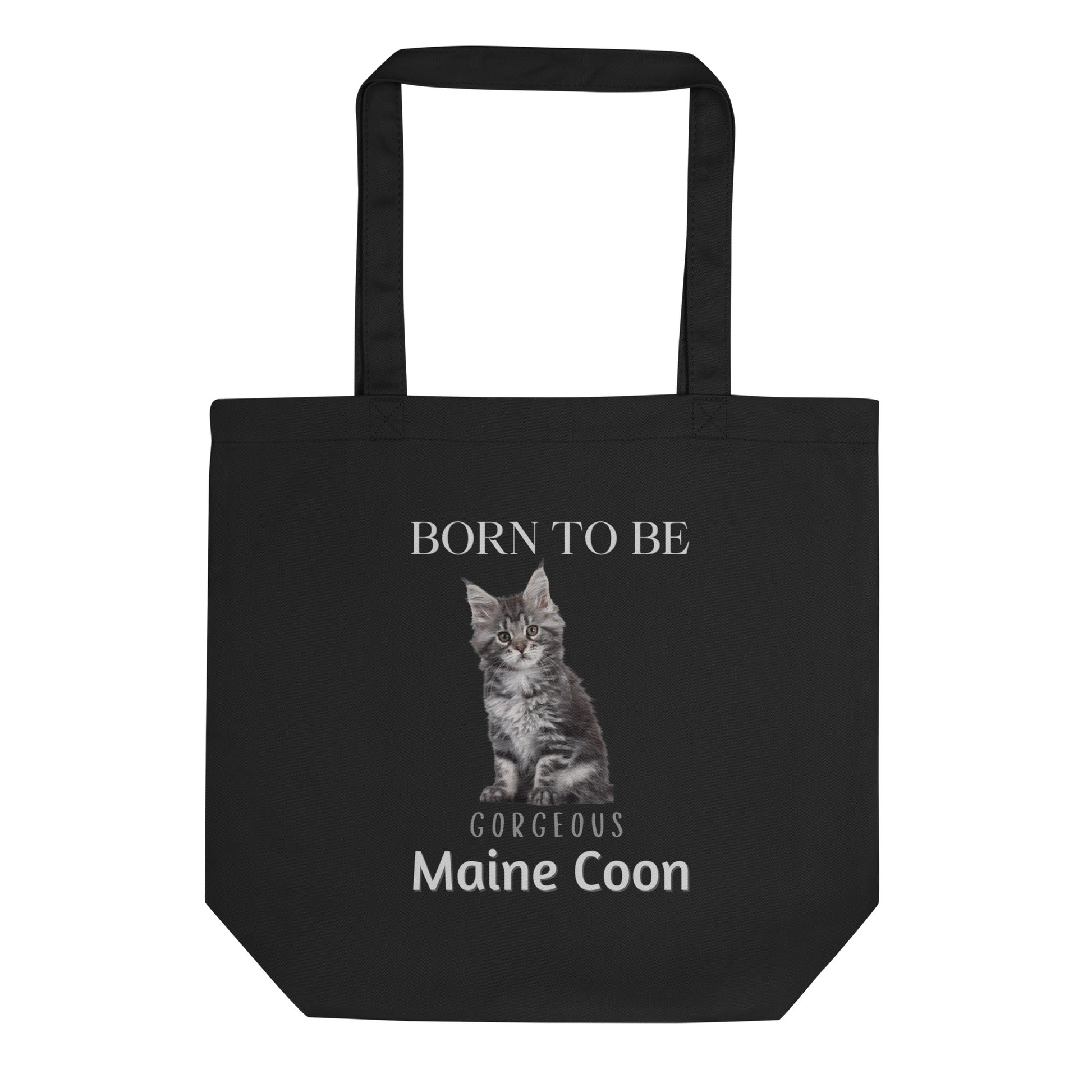 Maine Coon Cat, sustainable Tote Bag - Fitz & Willow