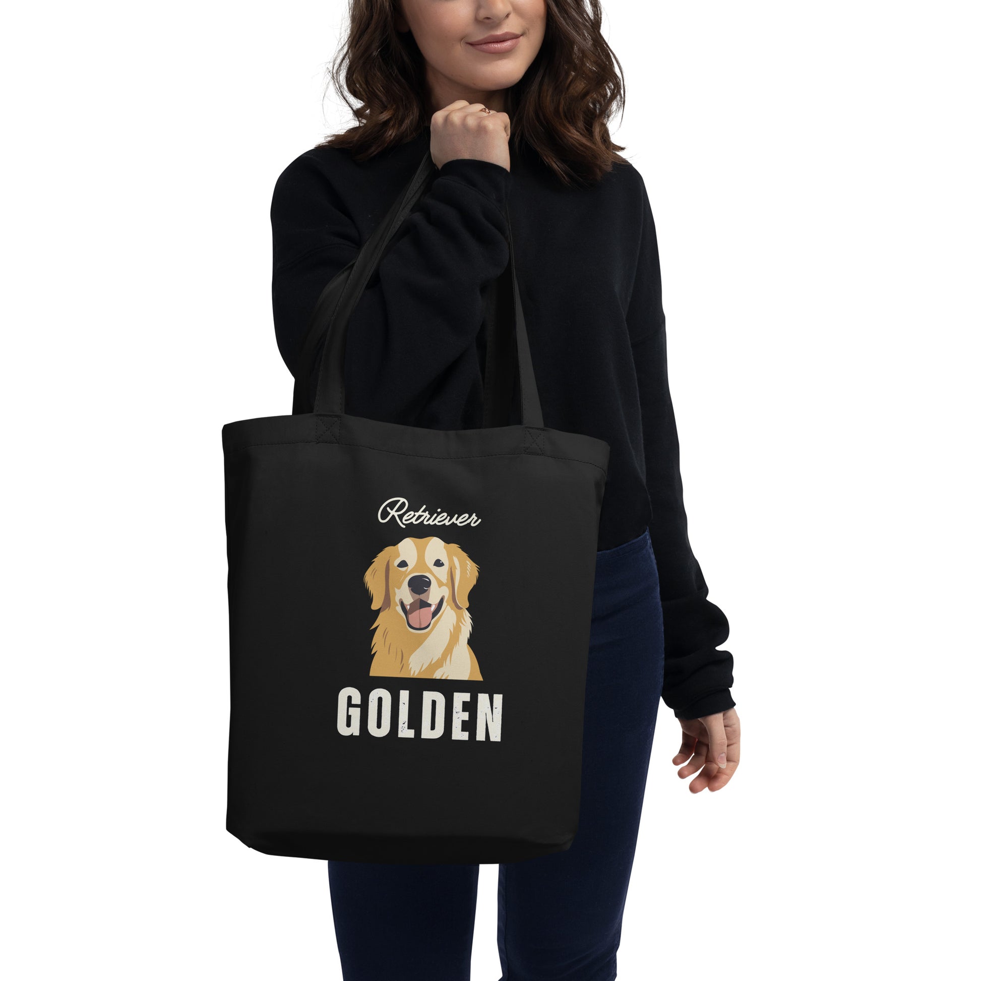 Golden Retriever, eco tote bag - Fitz & Willow