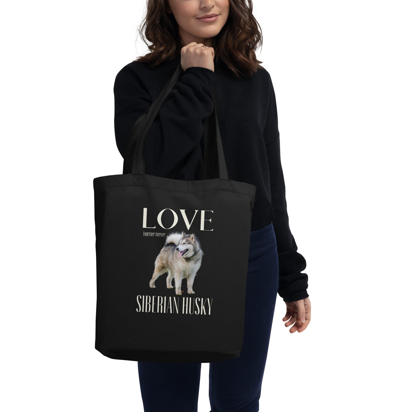 Siberian Husky, Eco Tote Bag - Fitz & Willow