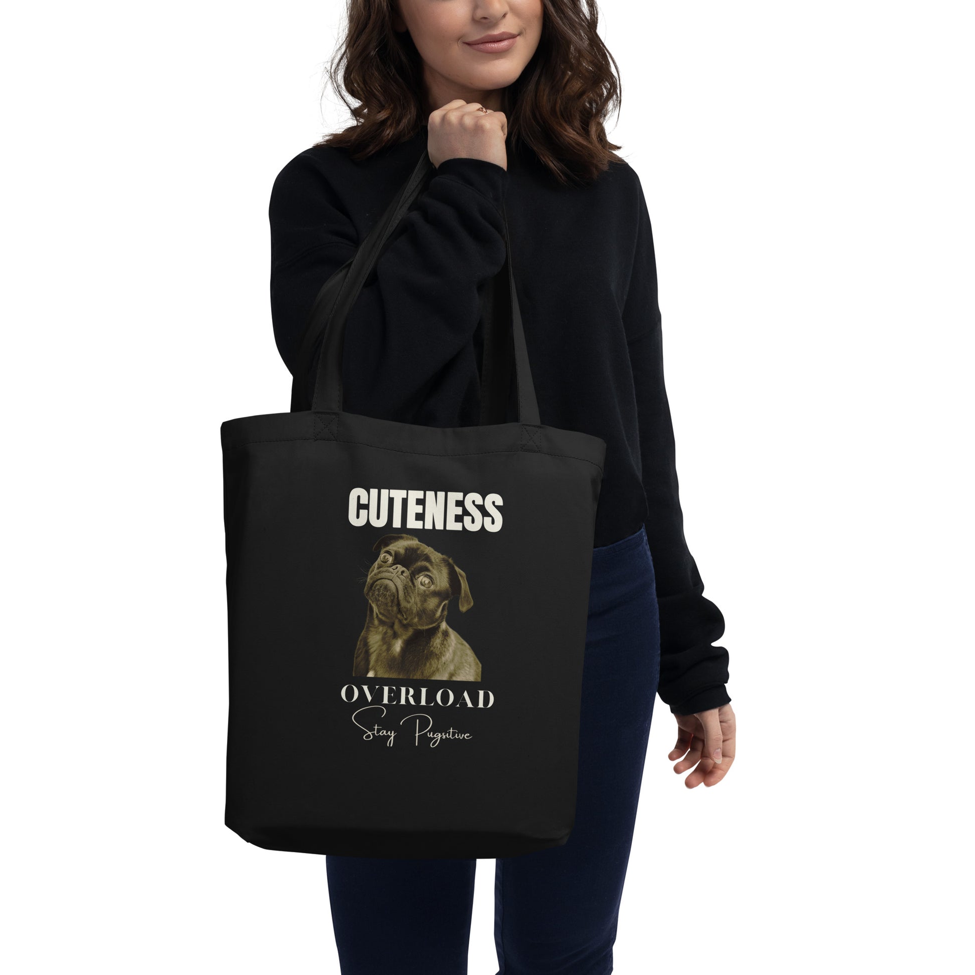 Sustainable Tote Bag, Pug Lovers - Fitz & Willow