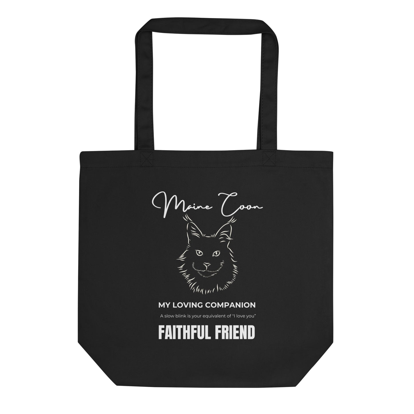 Maine Coon print, eco Tote Bag - Fitz & Willow