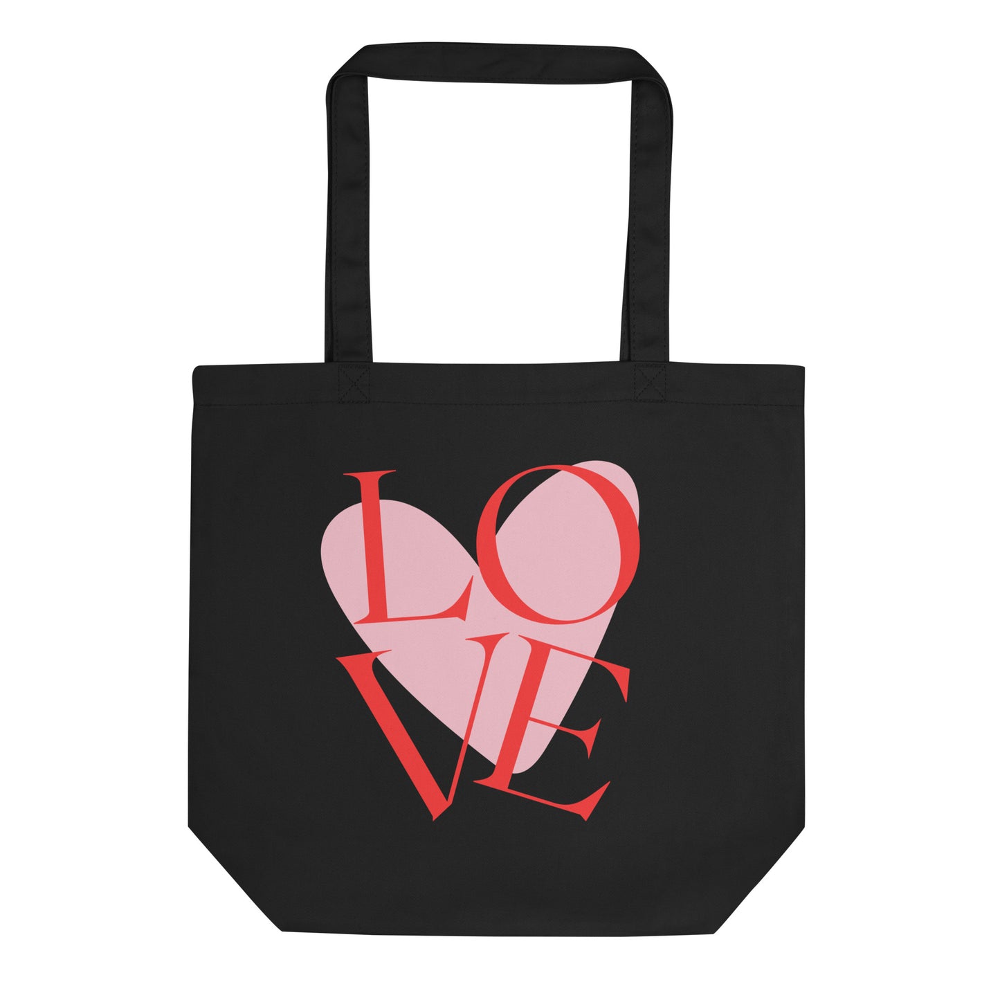 Love heart, organic Tote Bag - Fitz & Willow