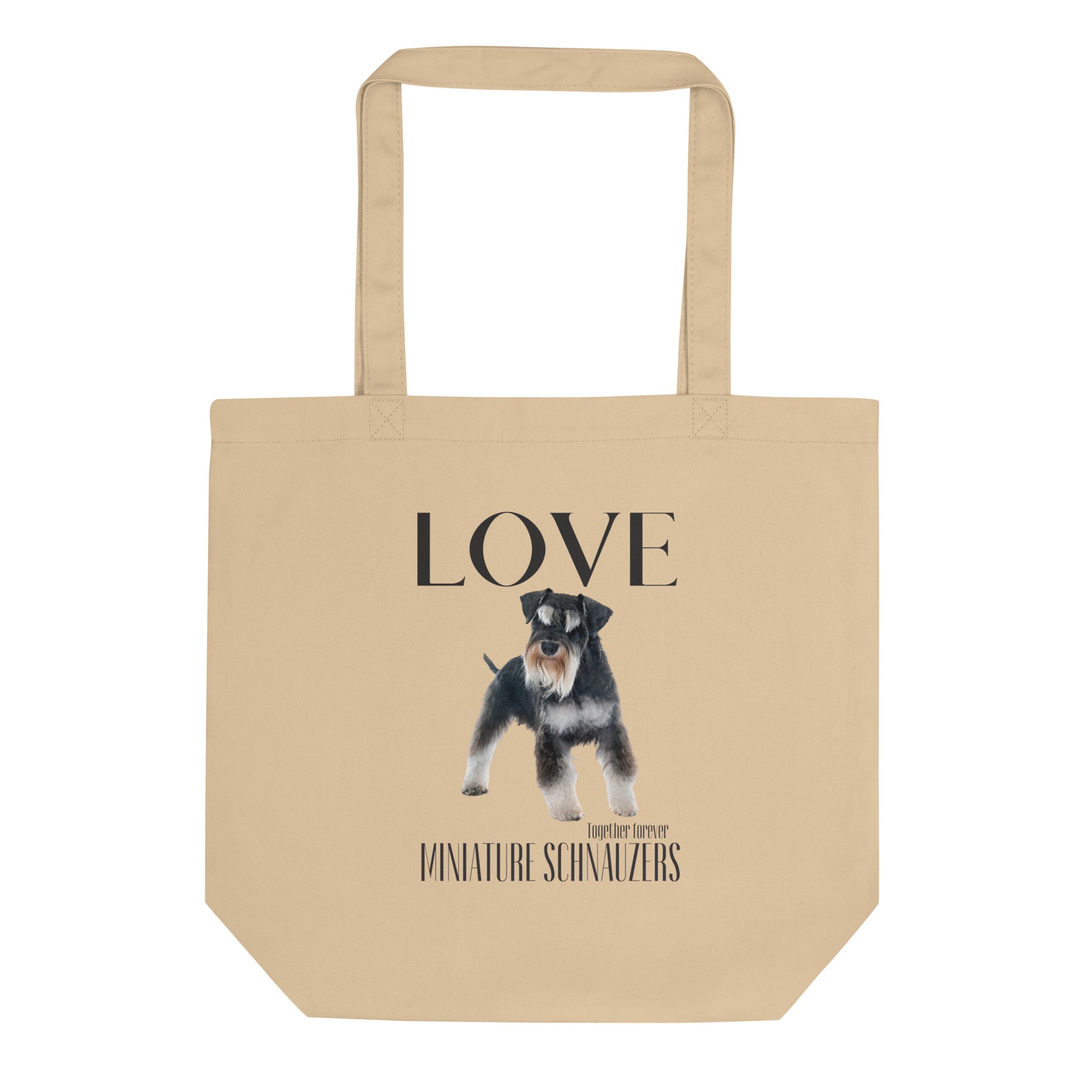 Sustainable Tote Bag, Miniature Schnauzer Lovers - Fitz & Willow