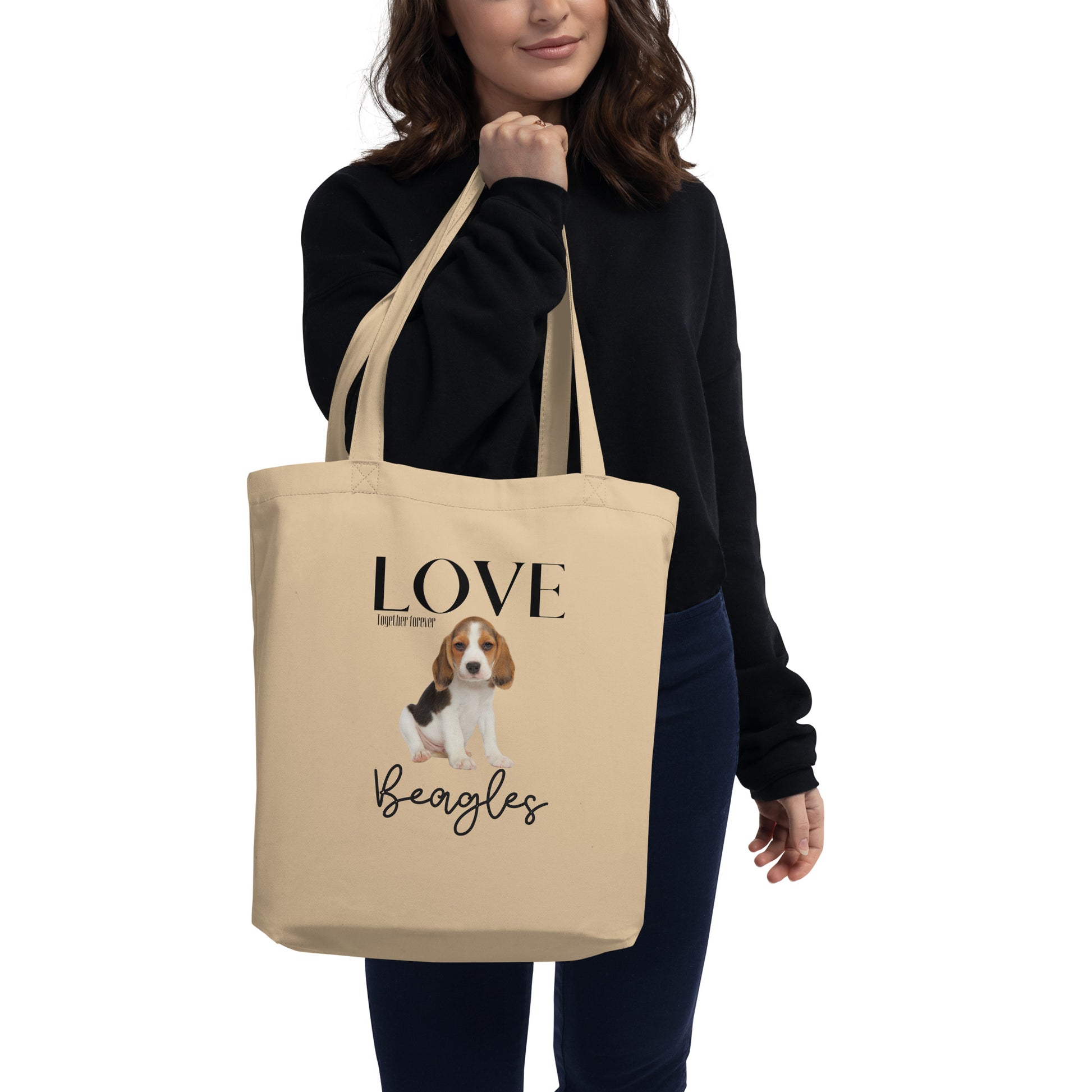 Eco Tote Bag, Beagle lovers - Fitz & Willow