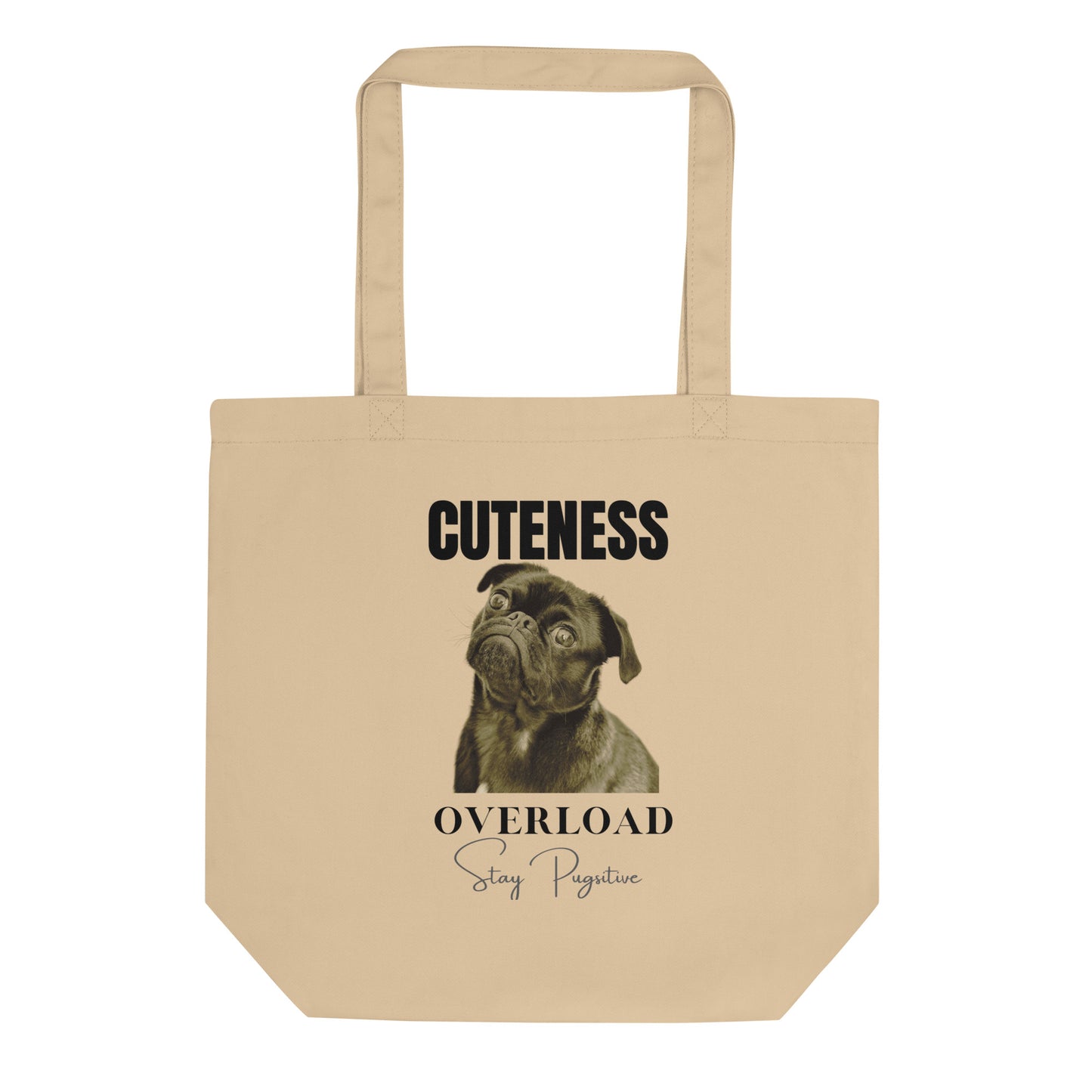 Sustainable Tote Bag, Pug Lovers - Fitz & Willow