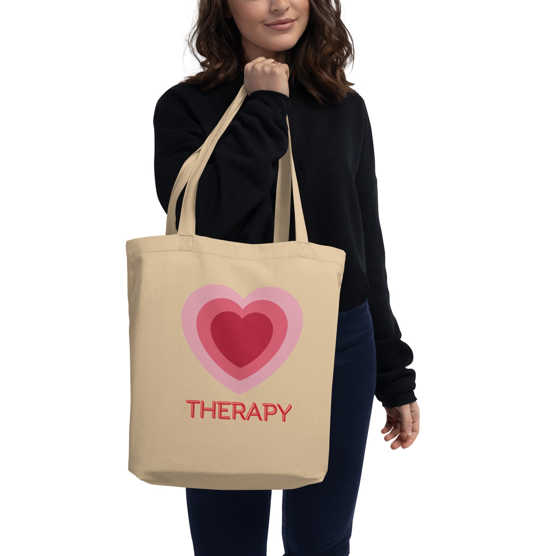 Love Therapy, sustainable Tote Bag - Fitz & Willow