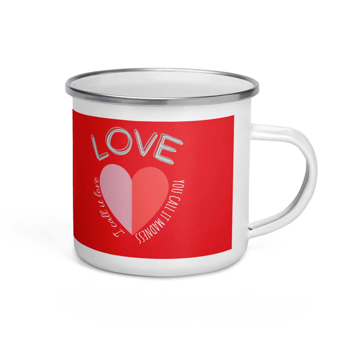 Enamel Mug Crazy Love - Fitz & Willow