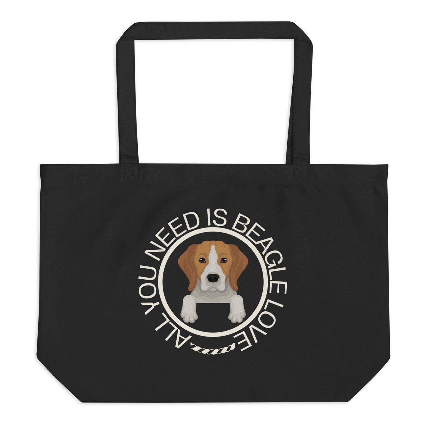 Beagles, Large organic tote bag - Fitz & Willow