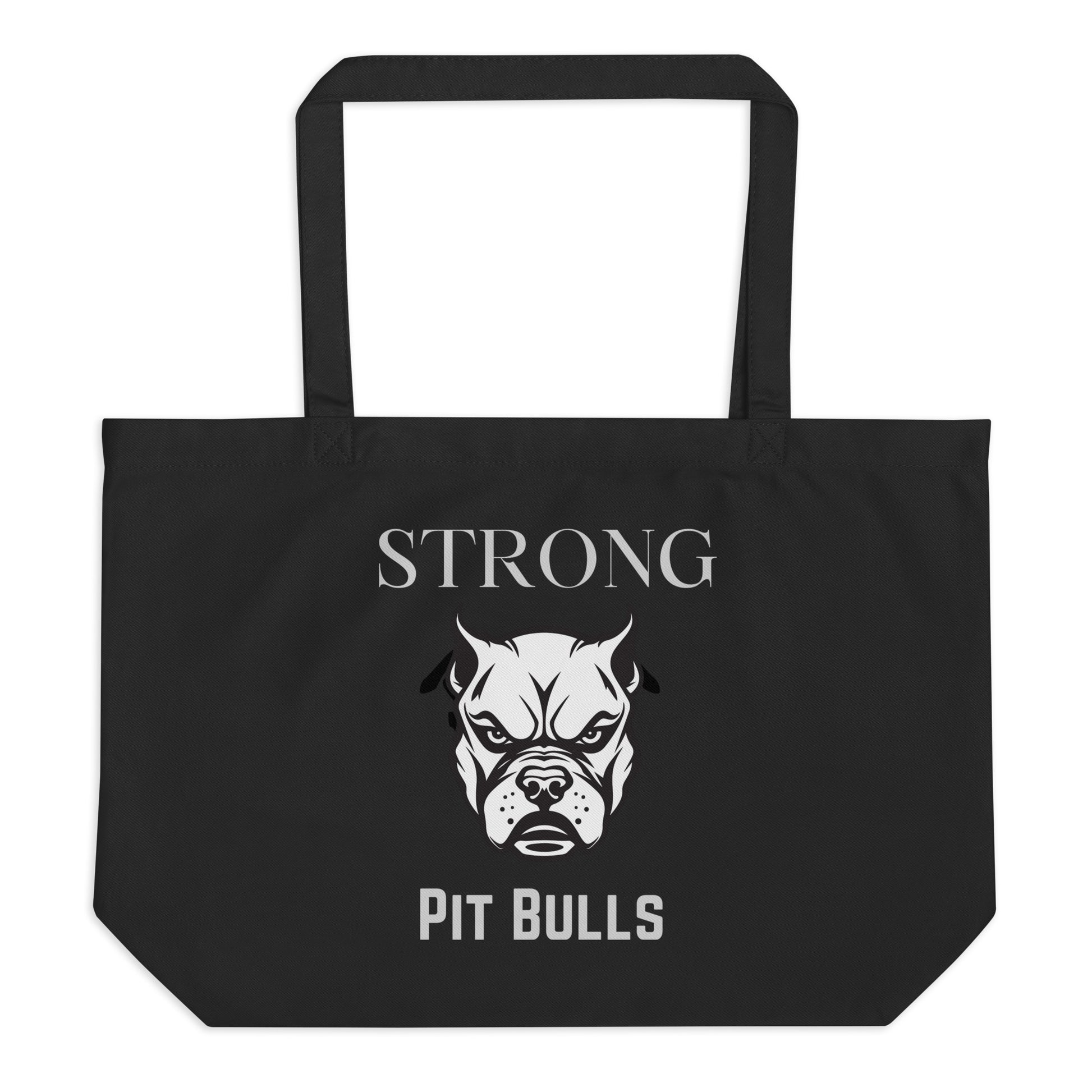 Pit Bulls, Large organic tote bag - Fitz & Willow