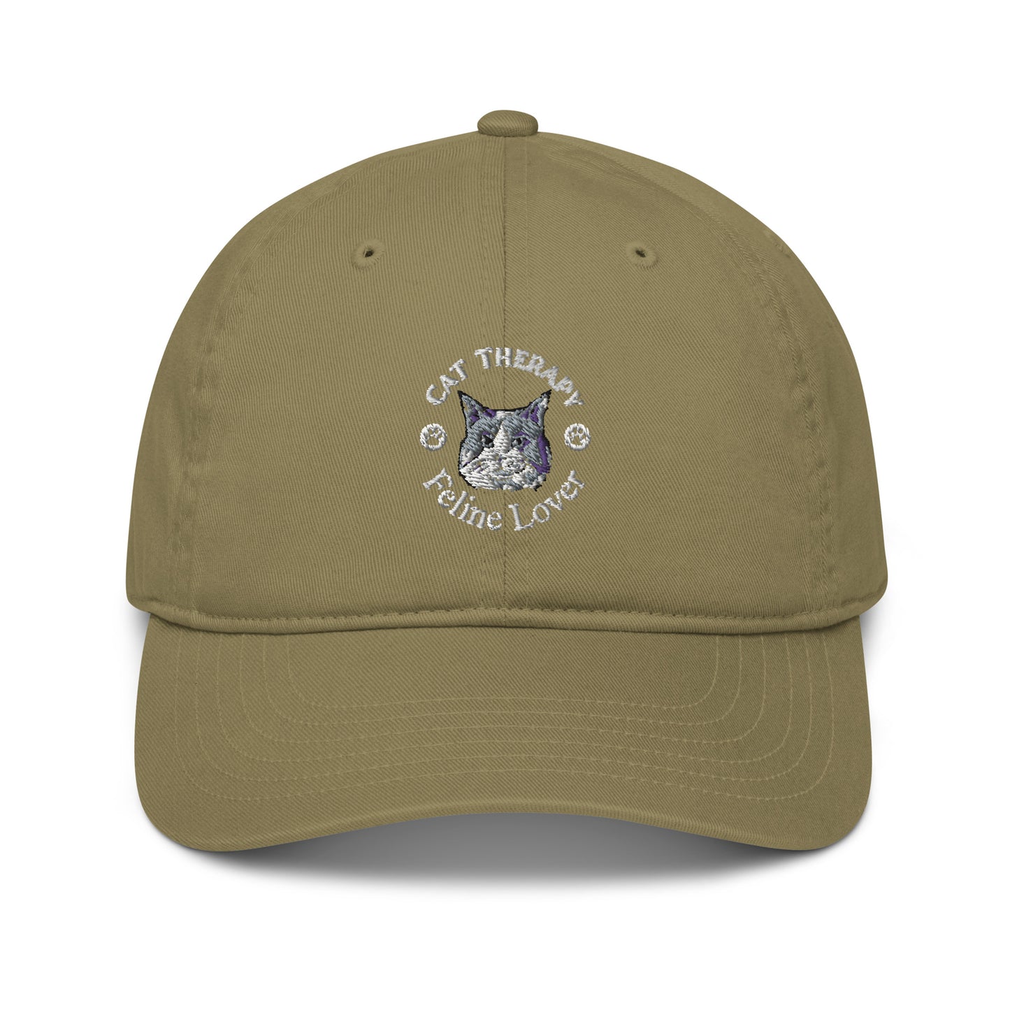 Organic dad hat, Cat lovers - Fitz & Willow