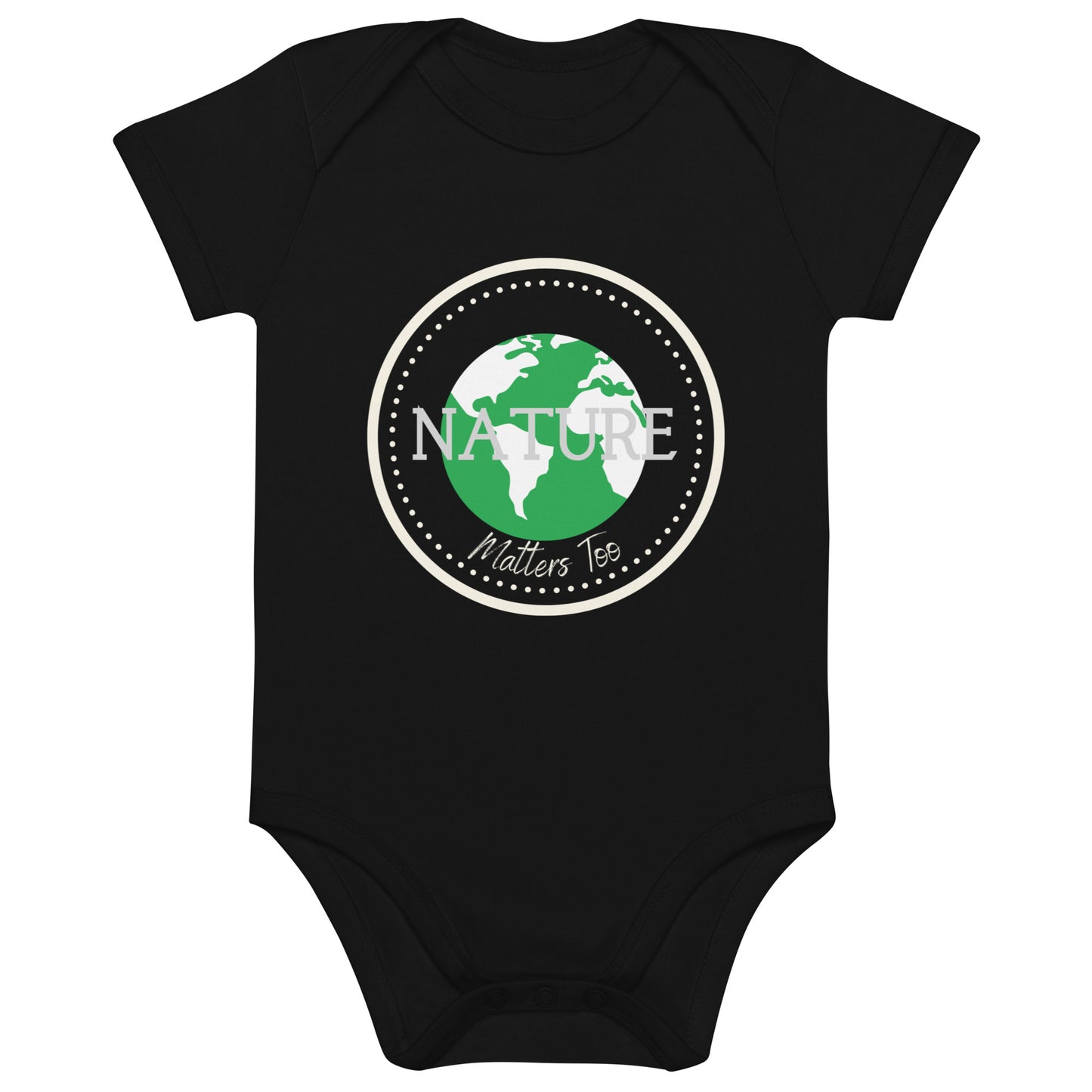 Nature matters too, Organic cotton newborn bodysuit - Fitz & Willow