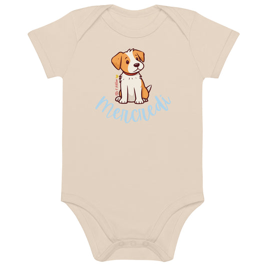 Organic cotton baby onesie, Mercredi - Fitz & Willow