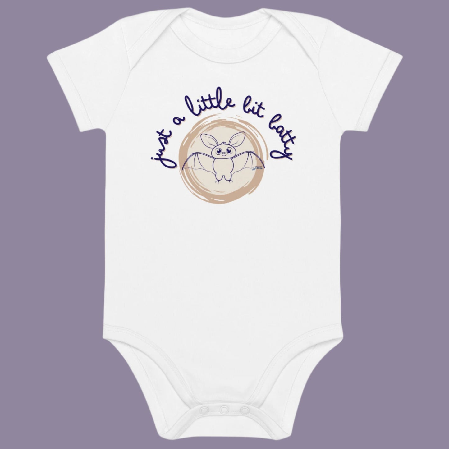 Just a Little Bit Batty Baby Bodysuit - Organic Cotton - Fitz & Willow