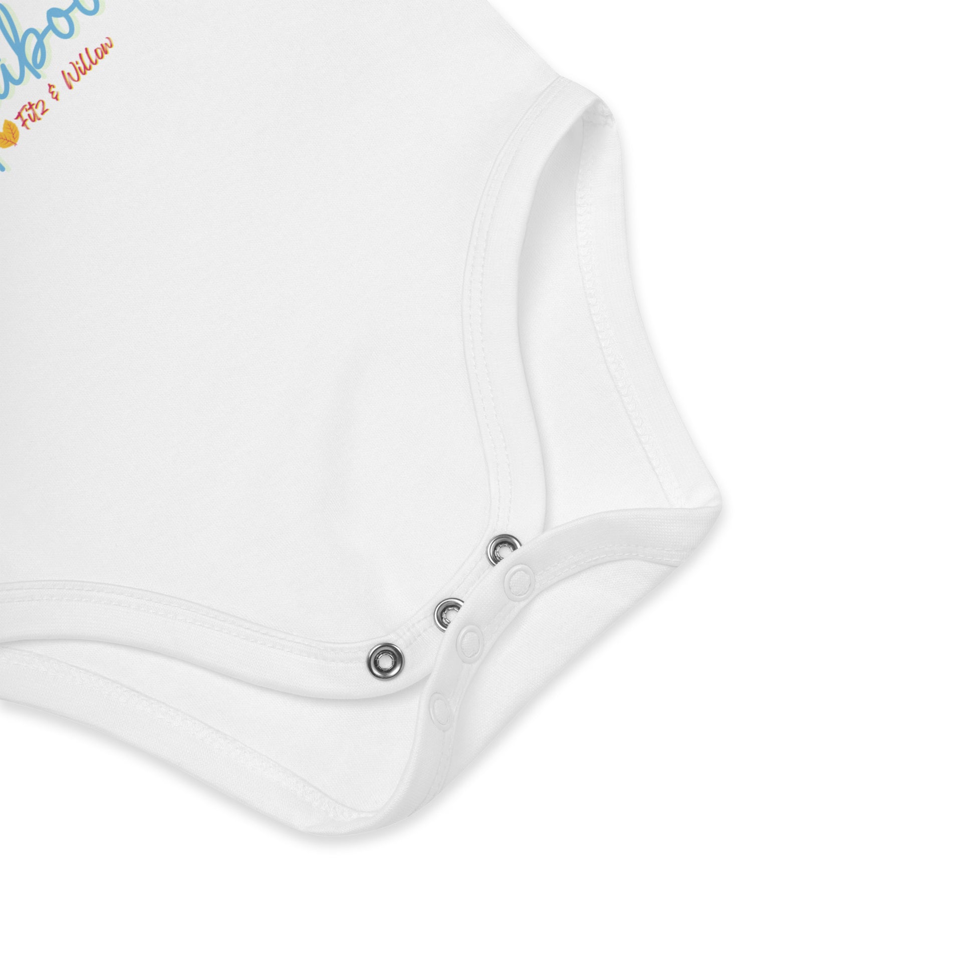 Organic cotton baby bodysuit, Letter B - Fitz & Willow - Fitz & Willow