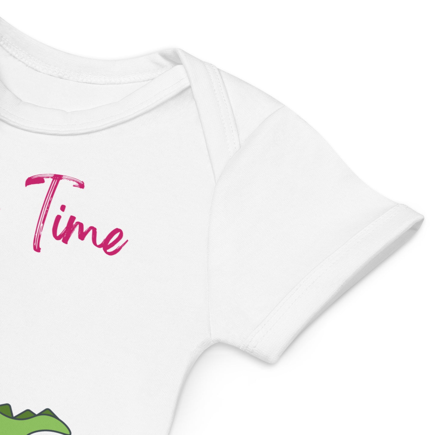 Organic cotton baby bodysuit, dinosaur - Fitz & Willow - Fitz & Willow