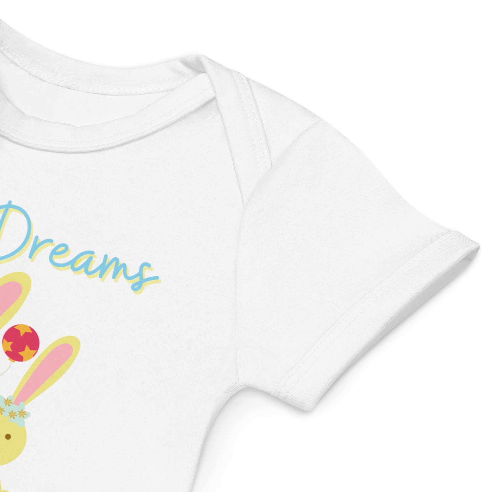 Organic cotton baby bodysuit, Sweet Dreams - Fitz & Willow - Fitz & Willow