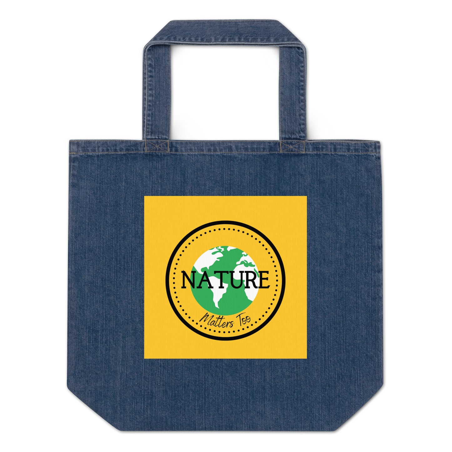 Nature Matters Too, Sustainable denim tote bag - Fitz & Willow