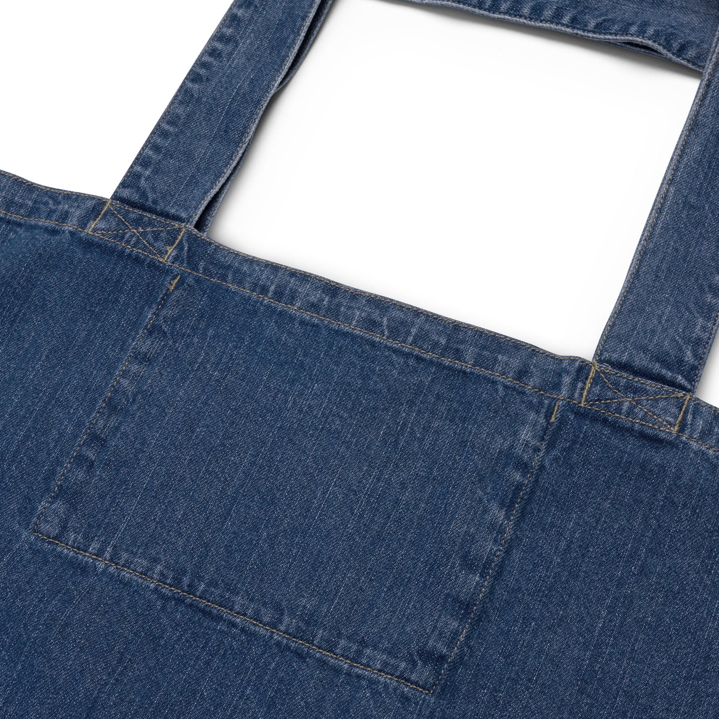 Lion Confidence, sustainable denim tote bag - Fitz & Willow