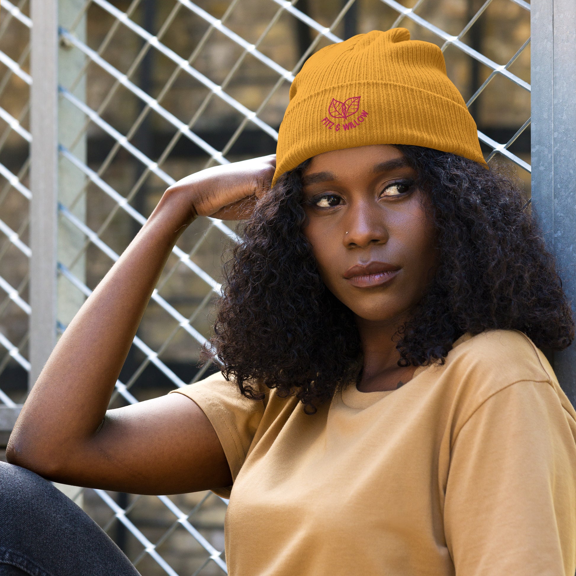 Organic ribbed beanie, Fitz & Willow - Fitz & Willow