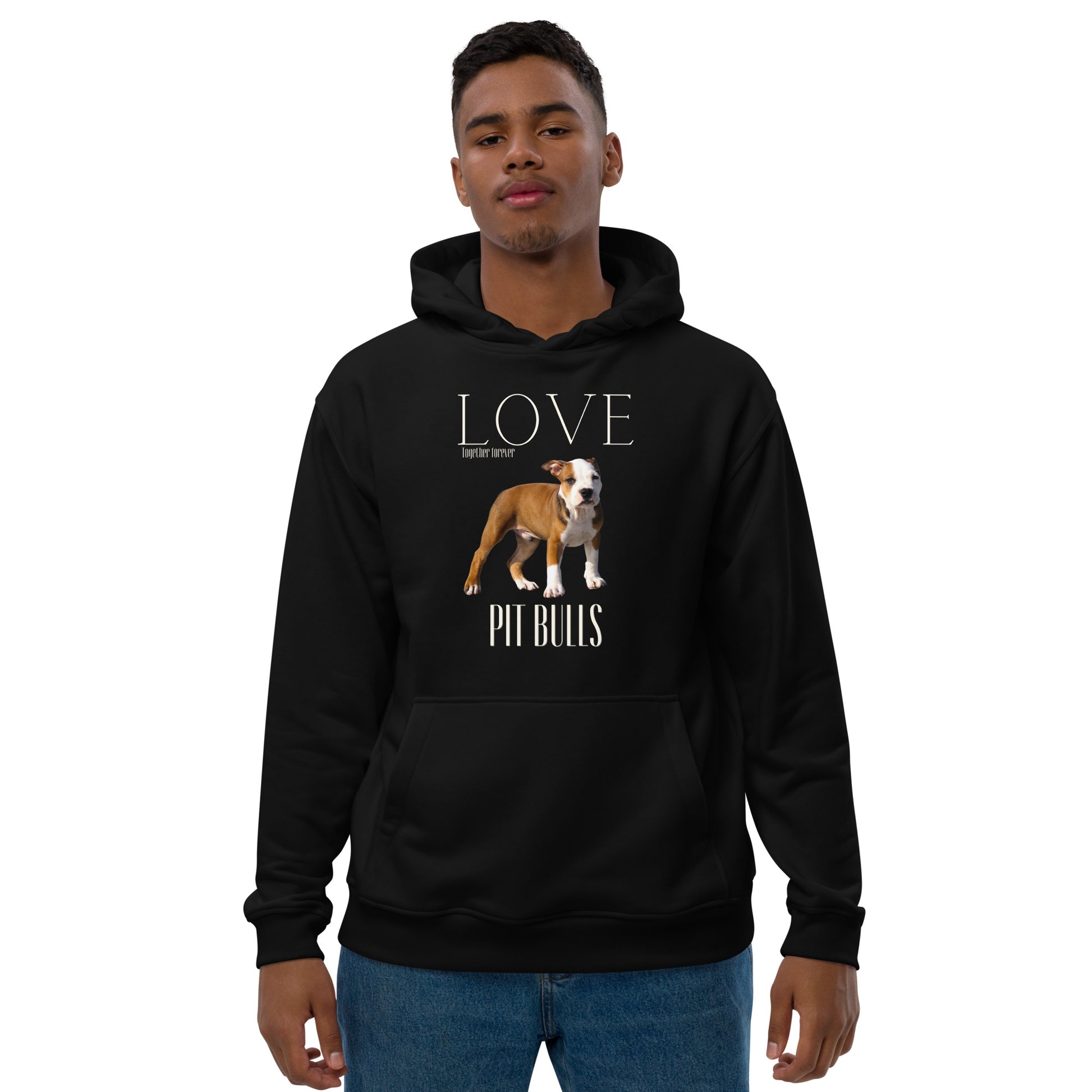 Pit Bull lovers premium eco hoodie, - Fitz & Willow