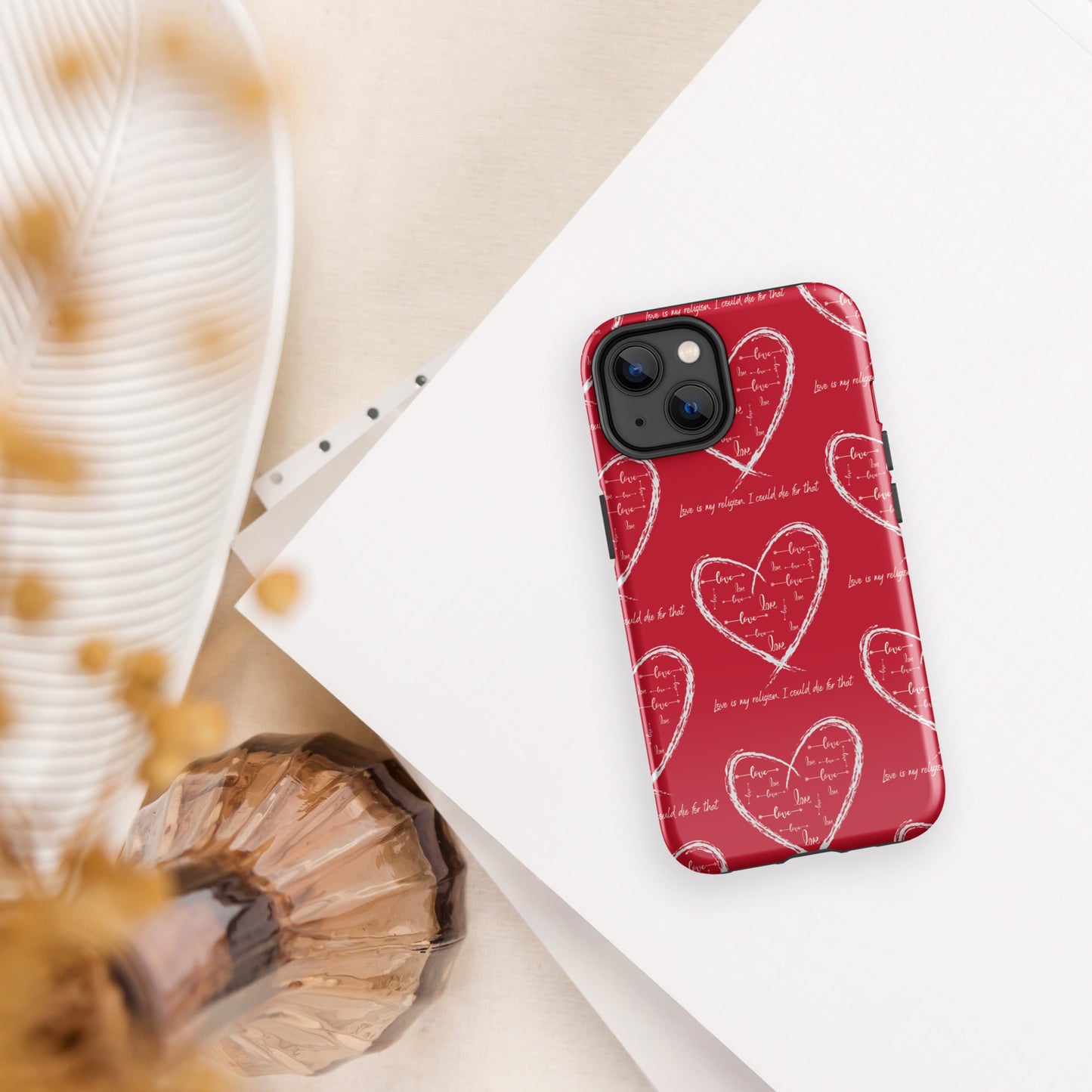 Tough Case for iPhone®, Love is - Fitz & Willow