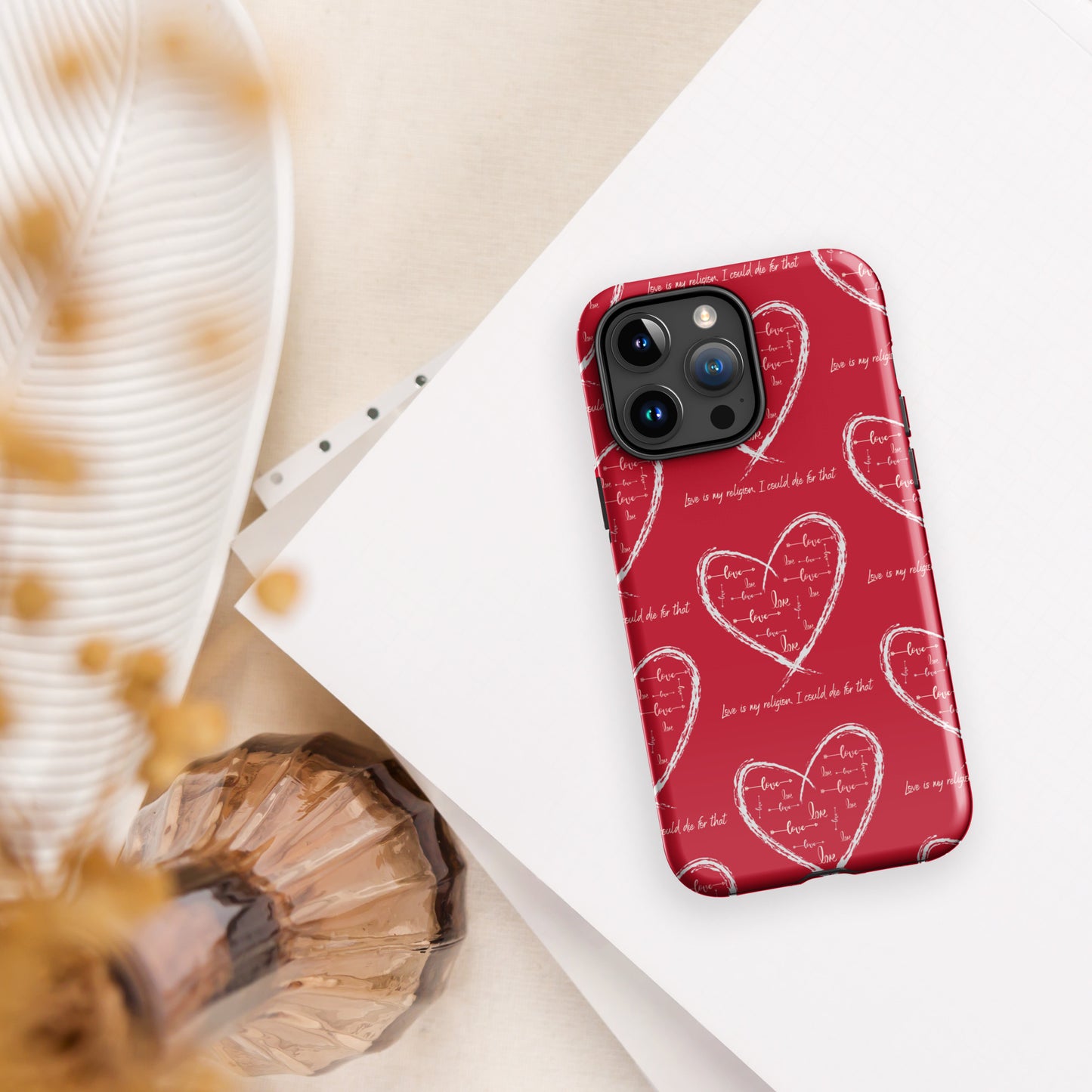 Tough Case for iPhone®, Love is - Fitz & Willow