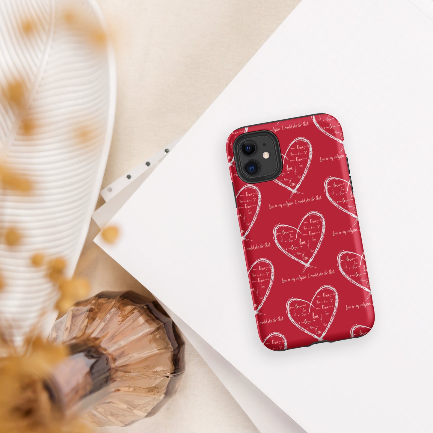 Tough Case for iPhone®, Love is - Fitz & Willow