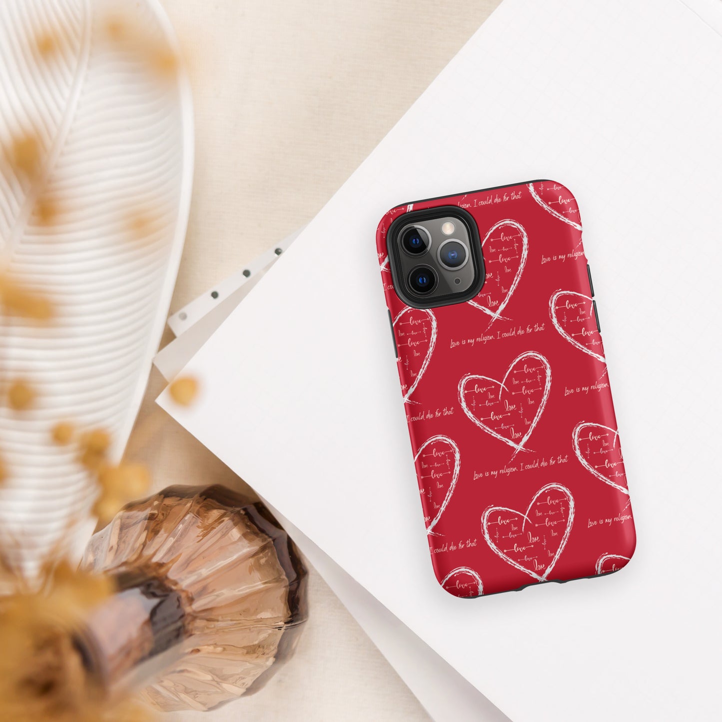 Tough Case for iPhone®, Love is - Fitz & Willow