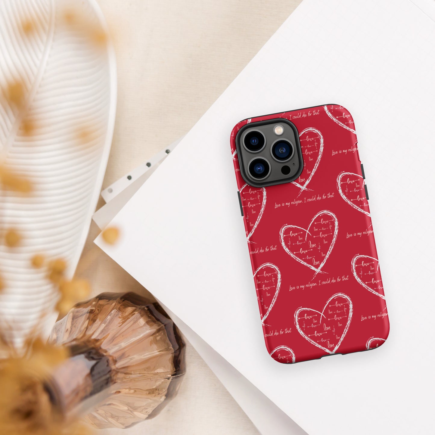 Tough Case for iPhone®, Love is - Fitz & Willow