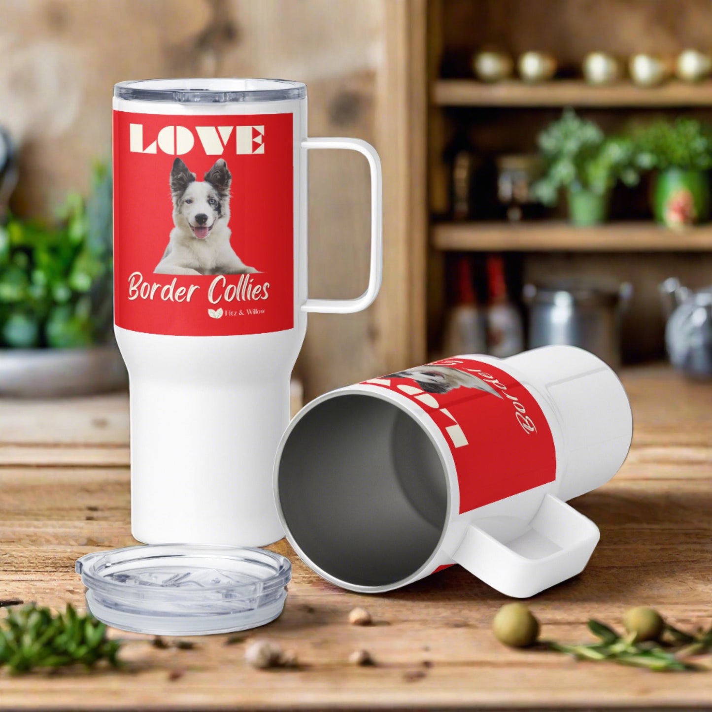 Travel mug, Border Collie - Fitz & Willow