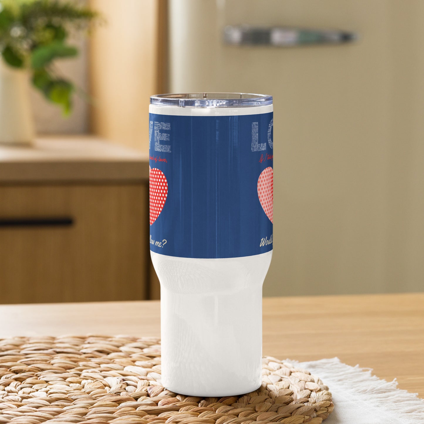 Eternal Love, BPA free Travel mug - Fitz & Willow