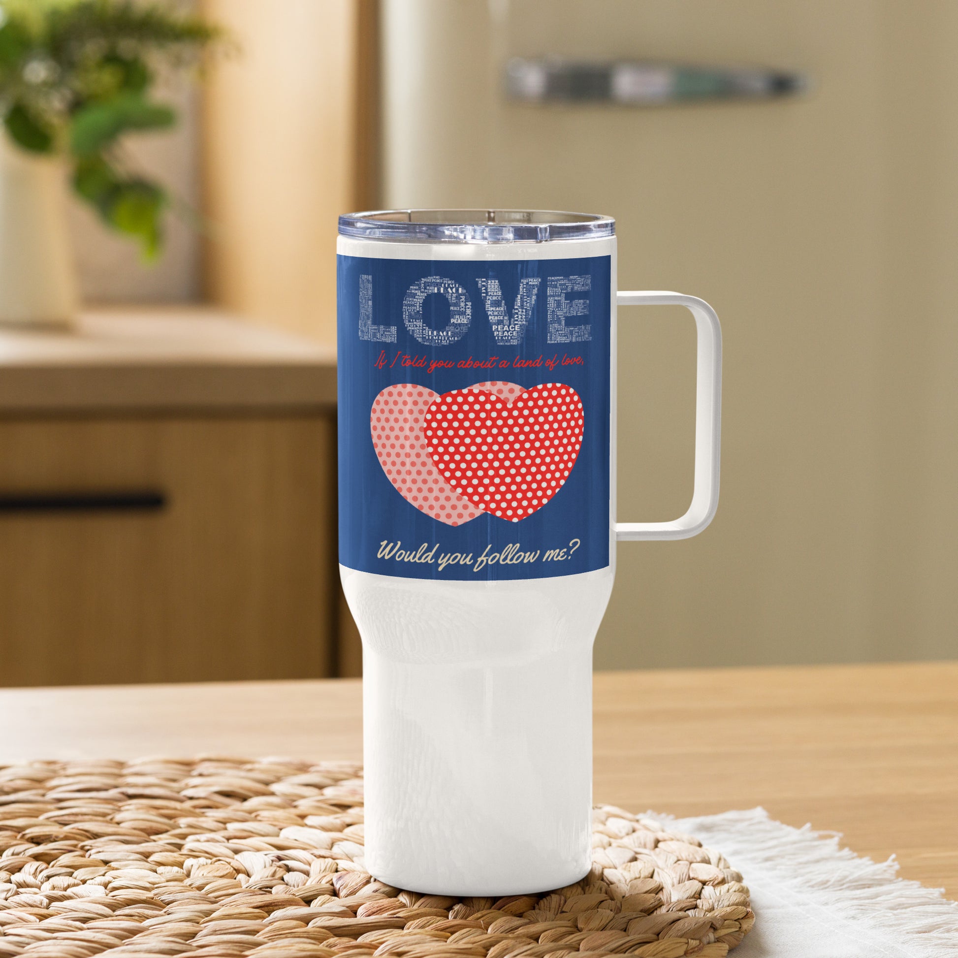 Eternal Love, BPA free Travel mug - Fitz & Willow